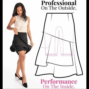 Betabrand Float-On Skort NWOT